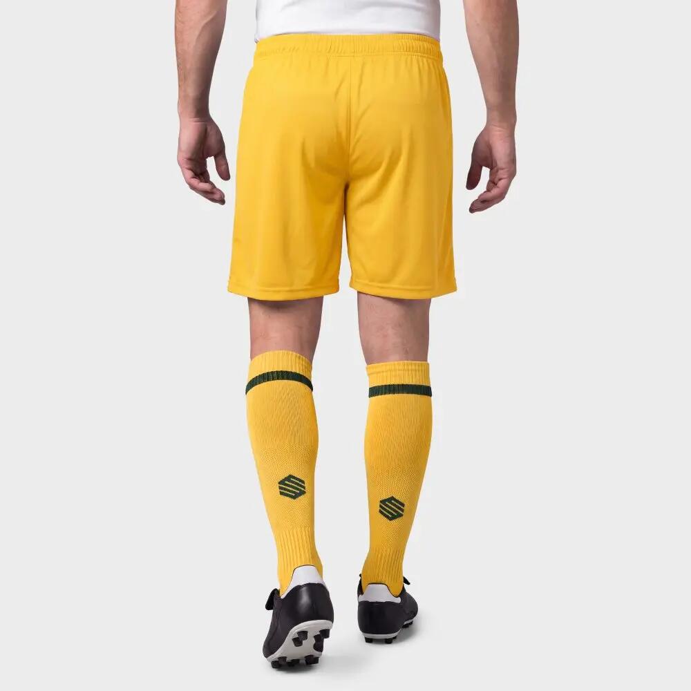 Men ’s official real sporting de gijón shorts RSG Away Shorts Goalie M Yellow 6/6