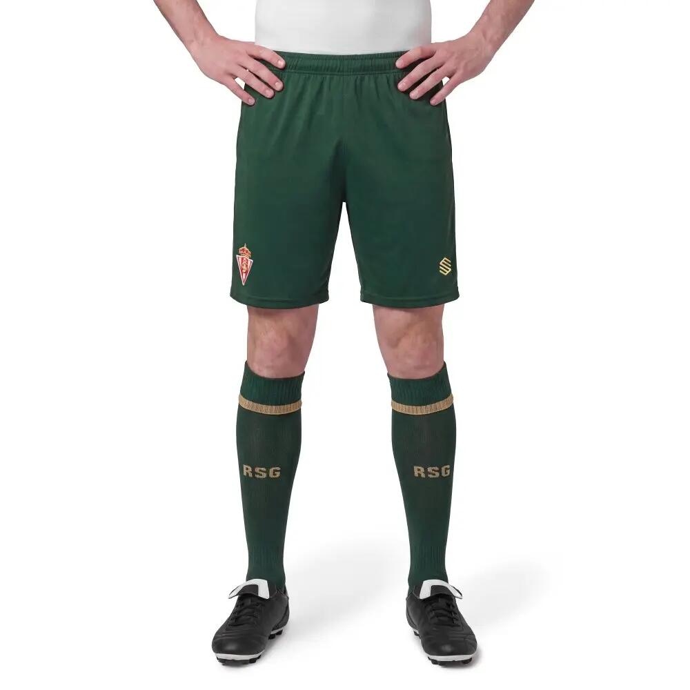 Men ’s official real sporting de gijón shorts RSG Away Shorts Player M Green