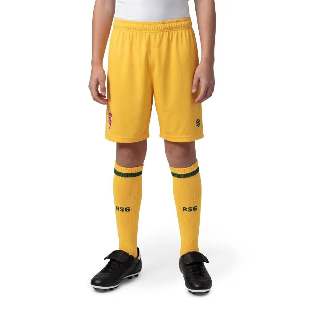 Kids ’ official real sporting de gijón shorts RSG Away Shorts Goalie K Yellow