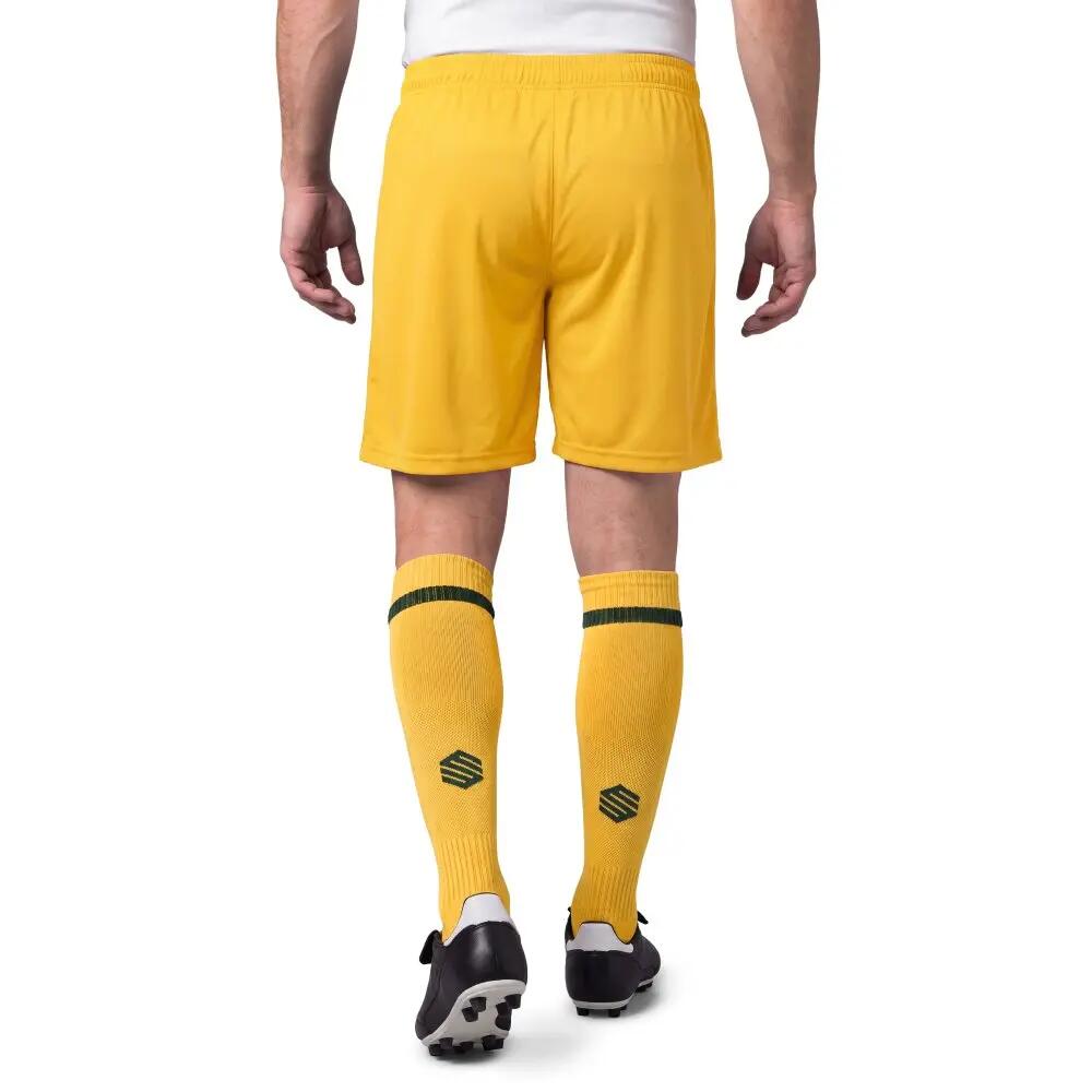 Men ’s official real sporting de gijón shorts RSG Away Shorts Goalie M Yellow 2/6