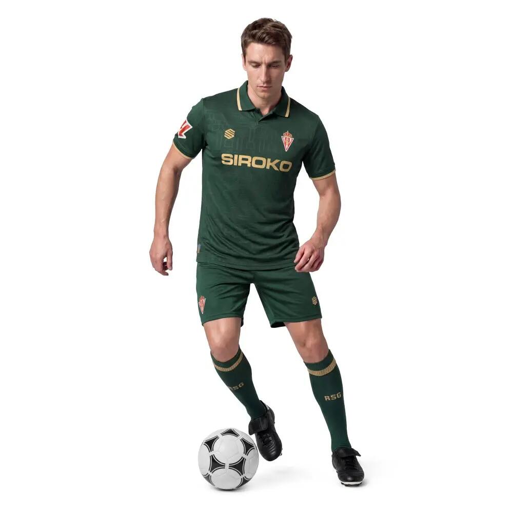 Pantaloncini ufficiali uomo Real Sporting de Gijón RSG Away Shorts Player M Ver 3/6