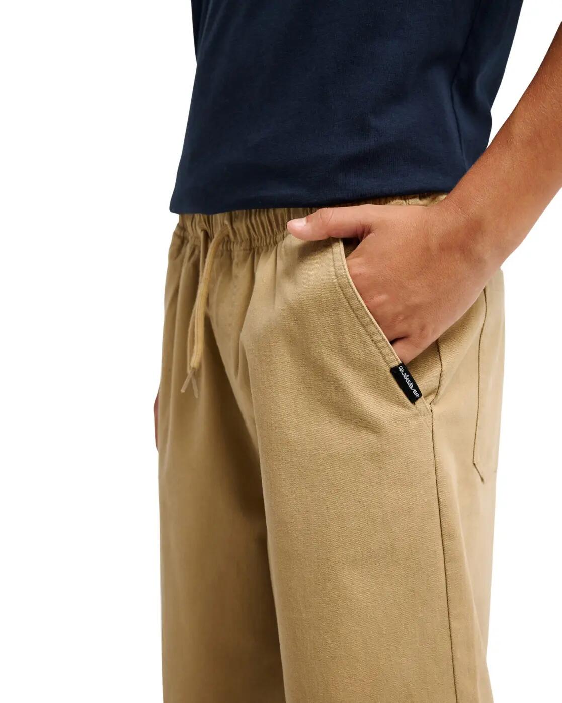 Pantalones cargo elásticos TAXER BAGGY Beige Niño 4/4