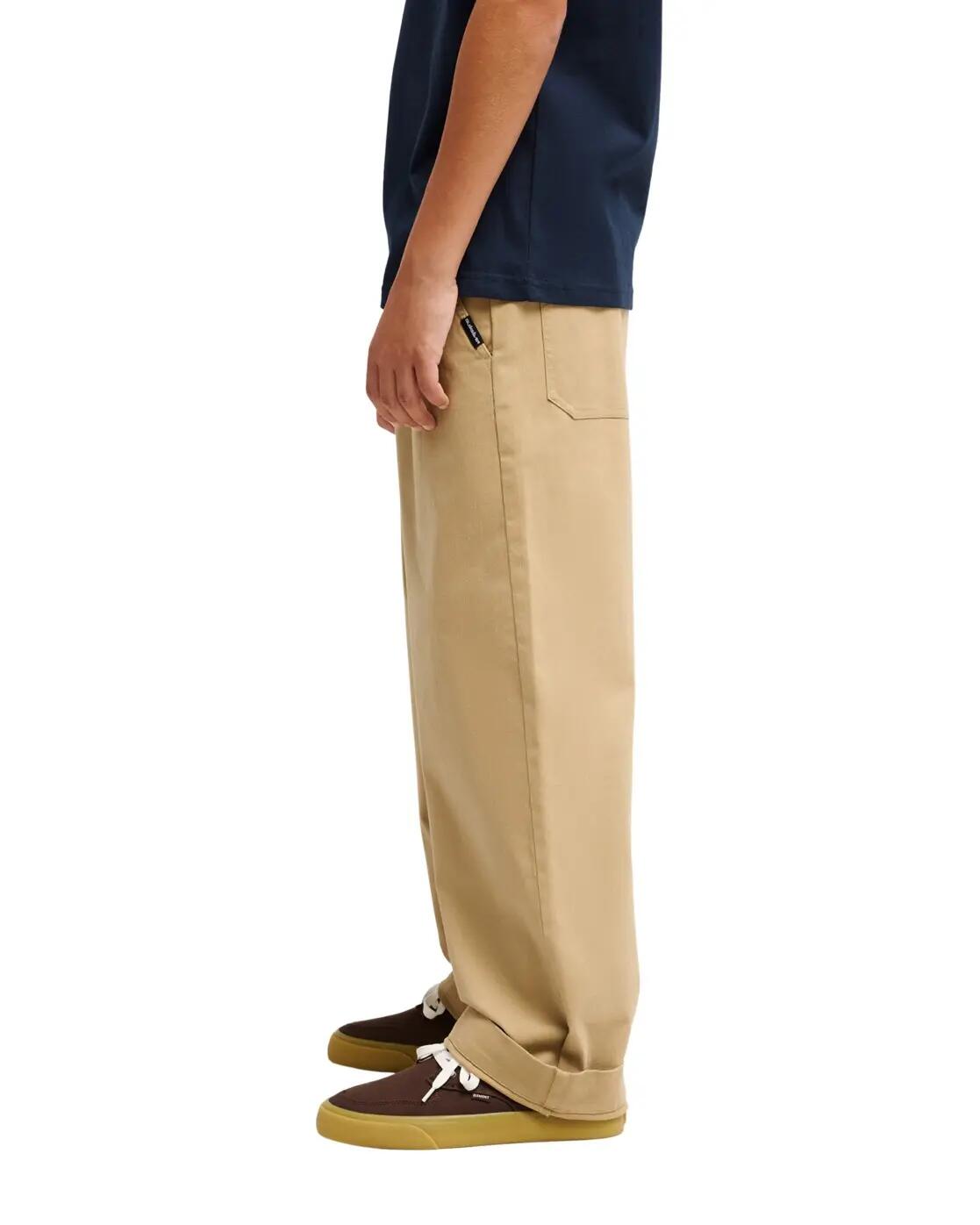 Pantalones cargo elásticos TAXER BAGGY Beige Niño 3/4