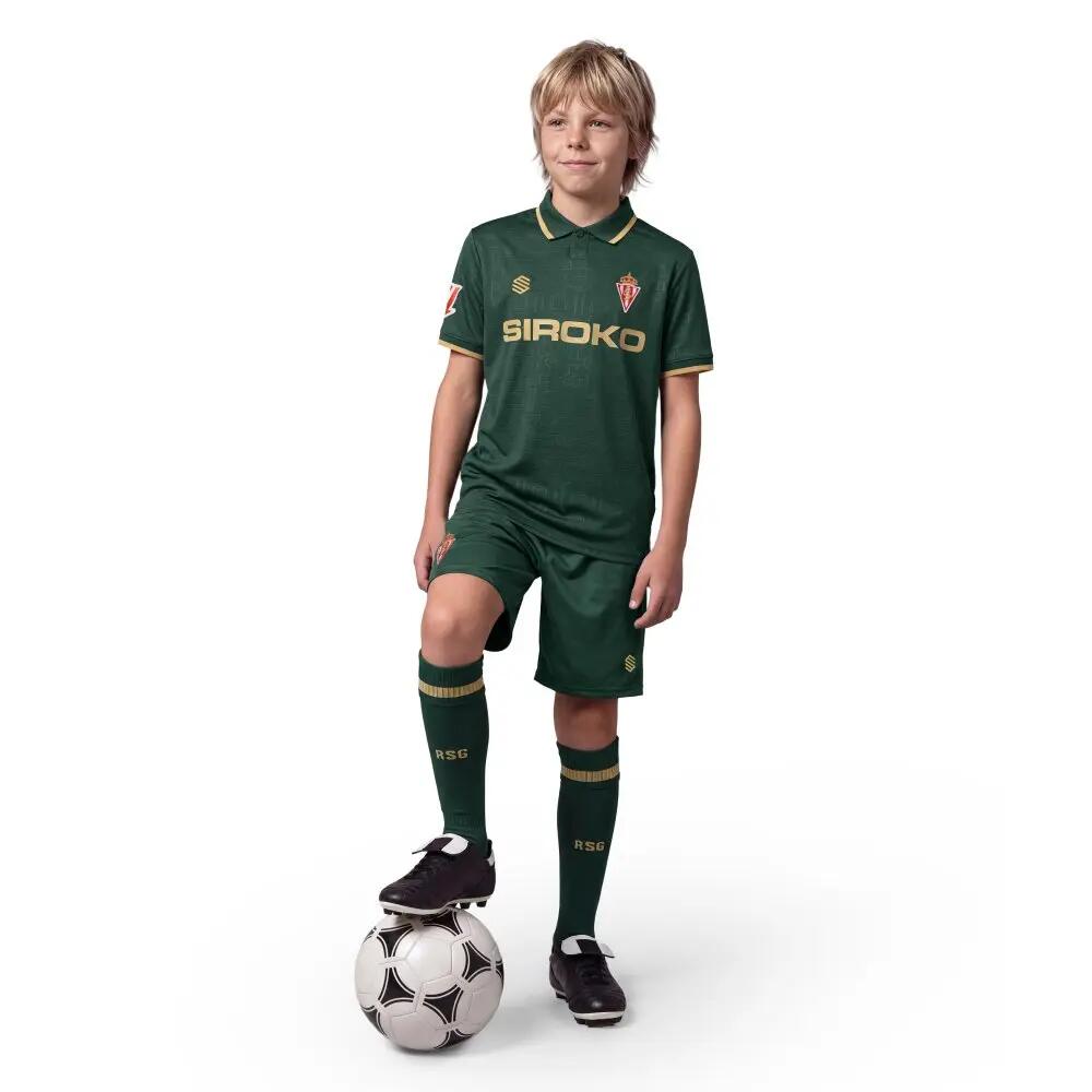 Kinderen junior officieel real sporting de gijón shorts RSG Away Shorts Player 3/6