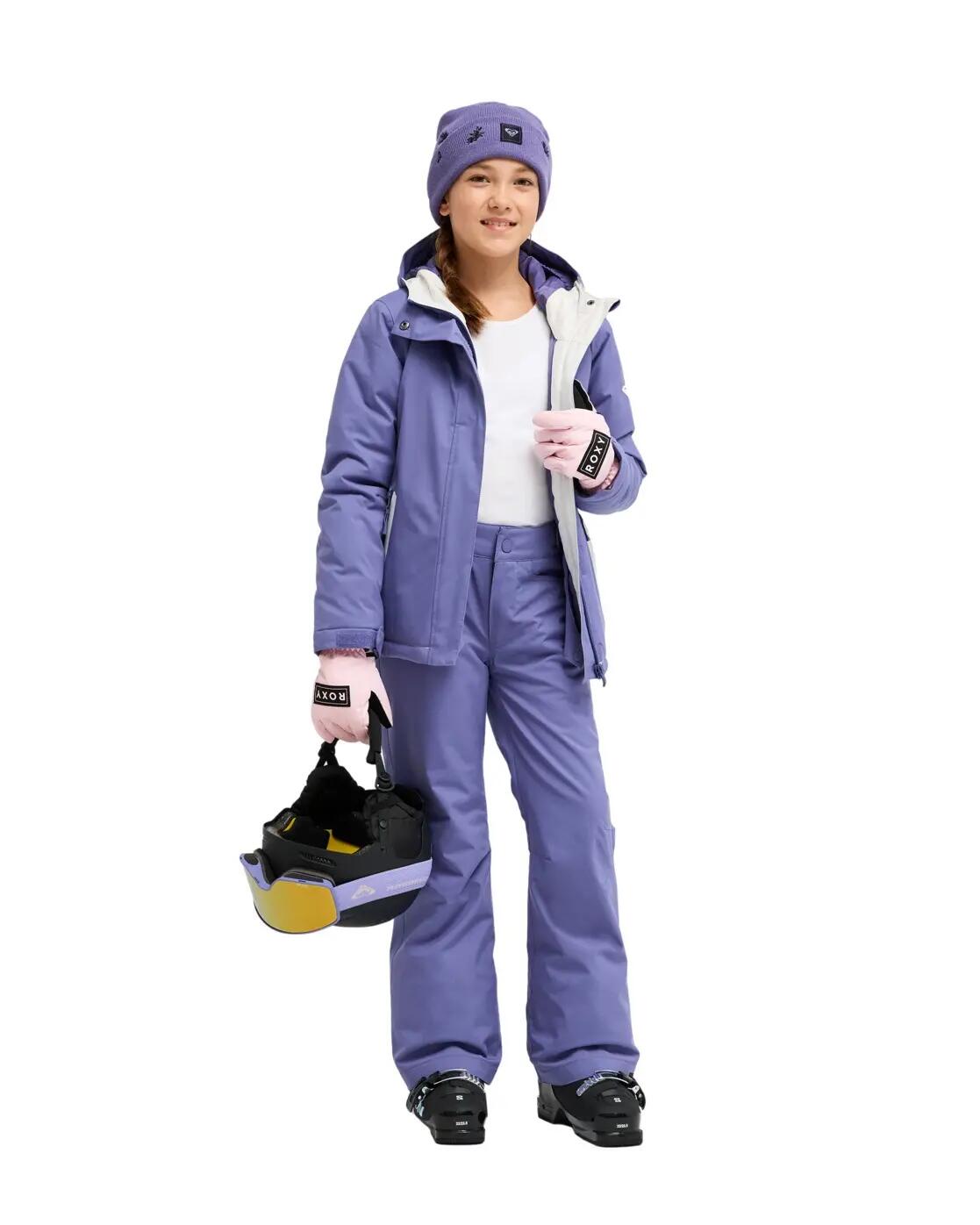Pantalón técnico de snow BACKYARD 10K Morado Niña 4/4