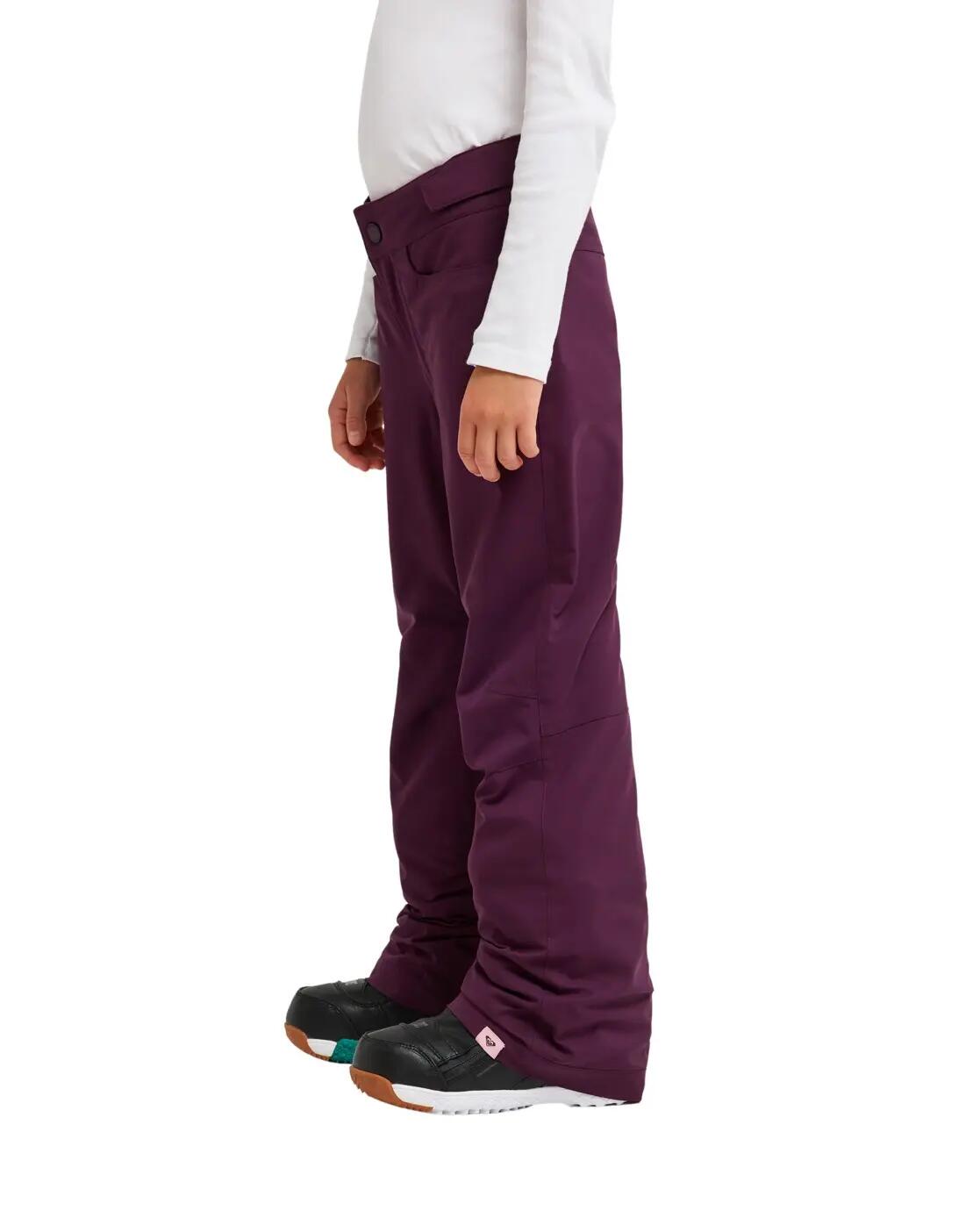 Pantalón técnico de snow BACKYARD 10K Morado Niña 3/4