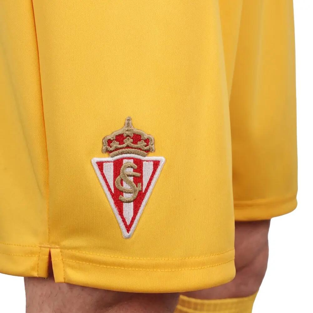 Men ’s official real sporting de gijón shorts RSG Away Shorts Goalie M Yellow 4/6