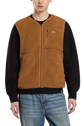 Gilet - Sport - Homme - sans manches, polaire - caramel