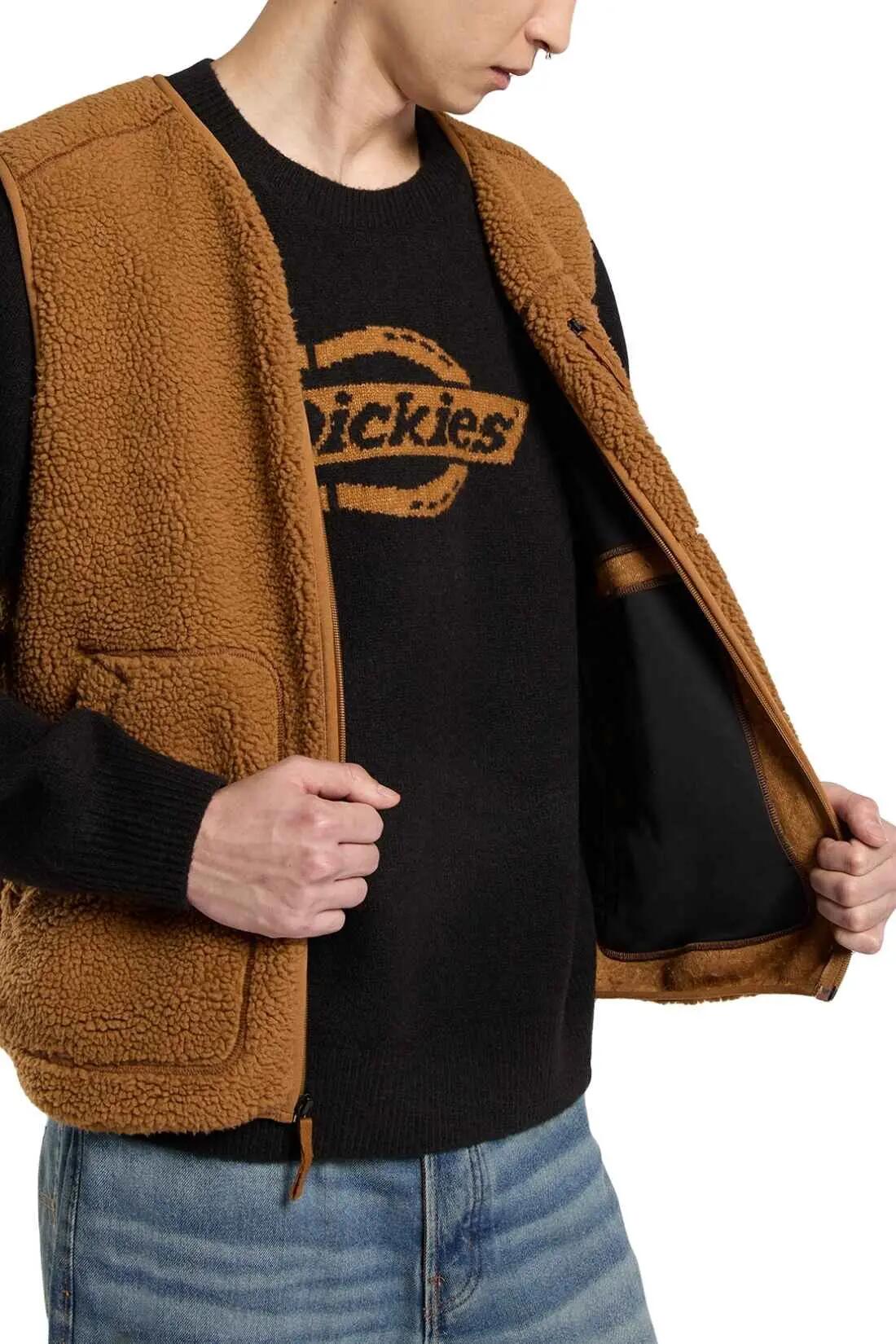 Gilet - casual - Homem - Mount Hope - relaxed fit - caramelo 4/4