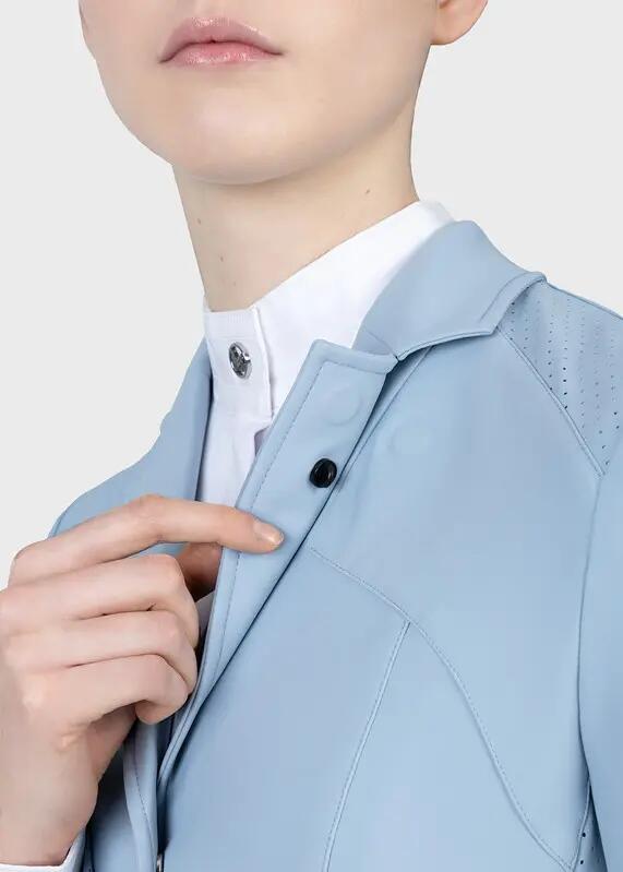 Chaqueta de Concurso Mujer Equitación Maximilian Aura Aqua 5/10