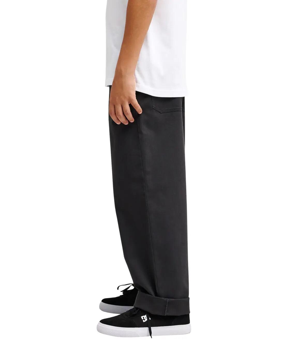 Stretch cargo broek TAXER BAGGY Schwarz Jongens 8-16 3/4