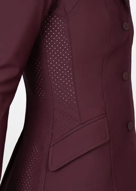 Chaqueta de Concurso Mujer Equitación Maximilian Aura Burdeos 8/10