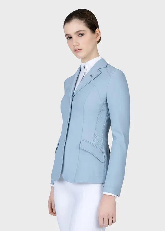 Chaqueta de Concurso Mujer Equitación Maximilian Aura Aqua 2/10