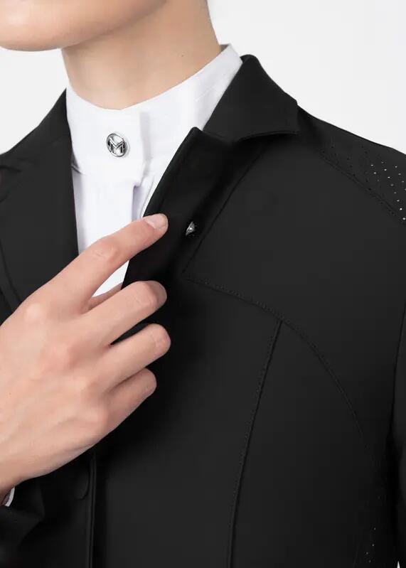 Chaqueta de Concurso Mujer Equitación Maximilian Aura Negro 5/10