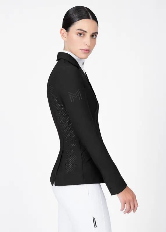 Chaqueta de Concurso Mujer Equitación Maximilian Aura Negro 4/10