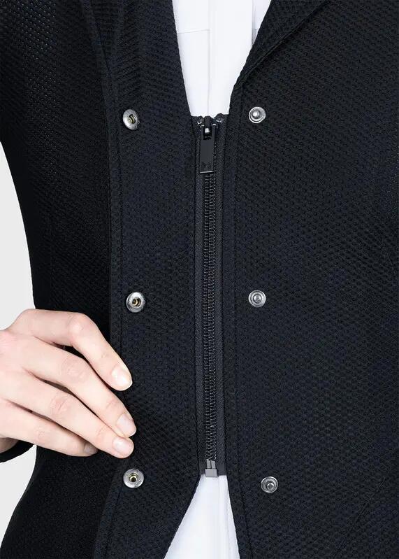 Chaqueta de Concurso Mujer Equitación Maximilian Airflow Negro 6/11