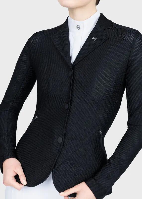 Chaqueta de Concurso Mujer Equitación Maximilian Airflow Negro 5/11