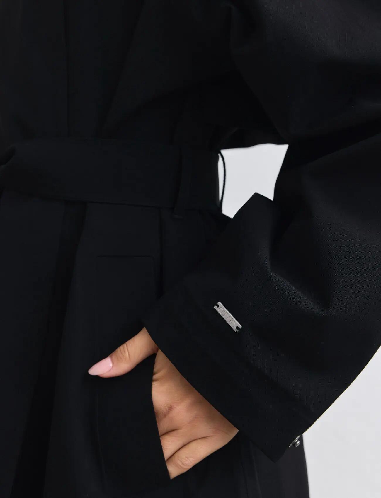 Donna Cappotto impermeabile traspirante nero 7/7