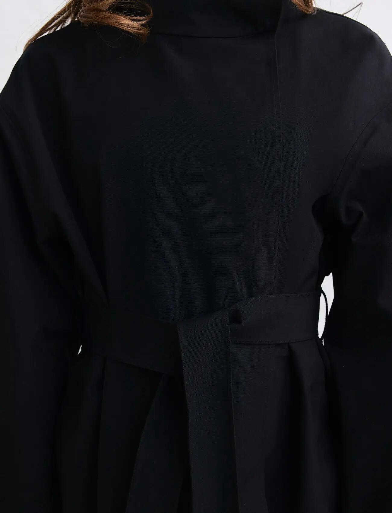 Donna Cappotto impermeabile traspirante nero 6/7