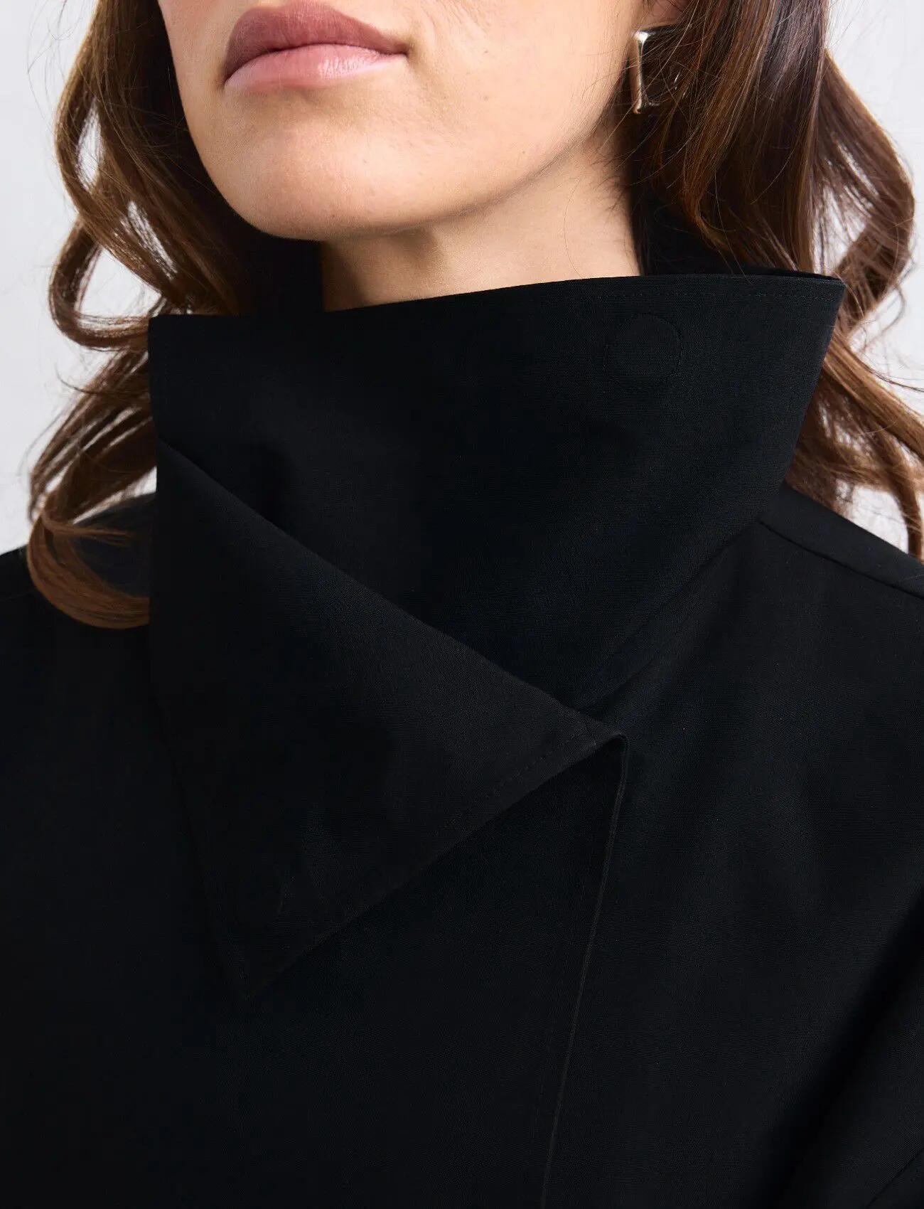 Donna Cappotto impermeabile traspirante nero 5/7