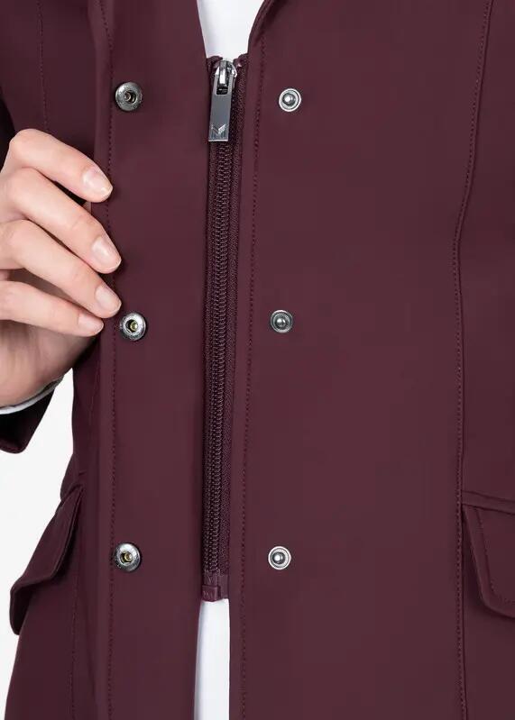 Chaqueta de Concurso Mujer Equitación Maximilian Aura Burdeos 6/10