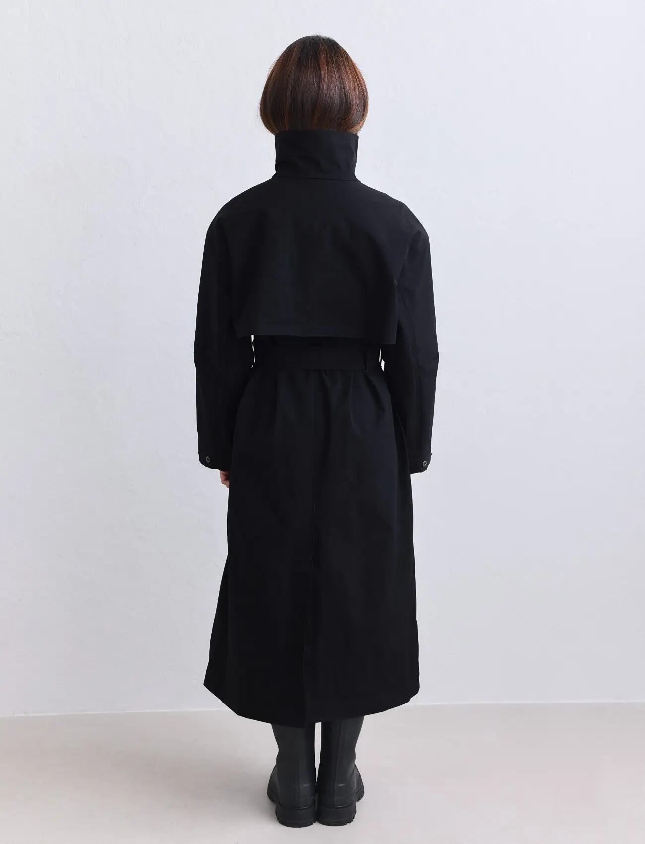 Donna Cappotto impermeabile traspirante nero 2/7