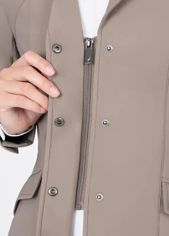 Chaqueta de Concurso Mujer Equitación Maximilian Aura Topo 6/10