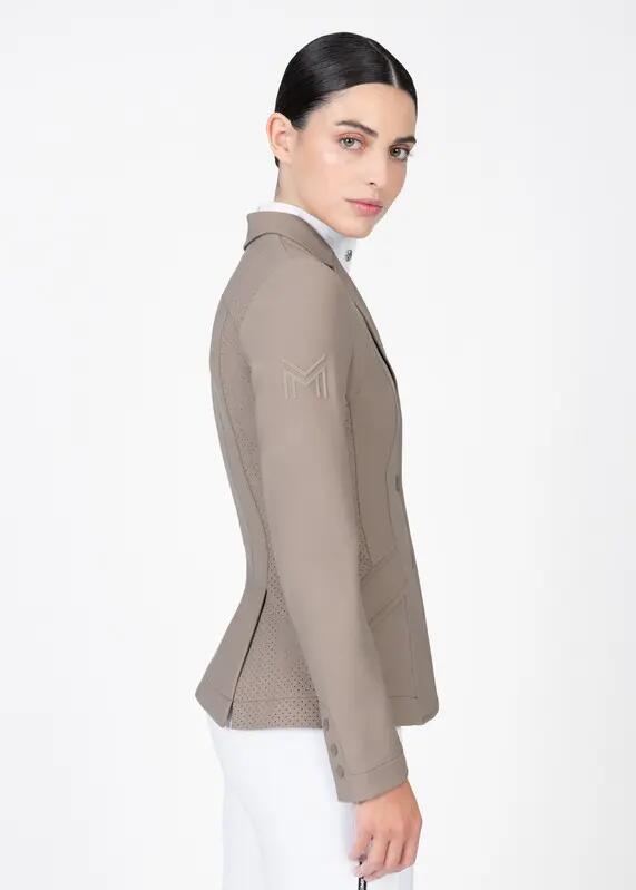 Chaqueta de Concurso Mujer Equitación Maximilian Aura Topo 4/10