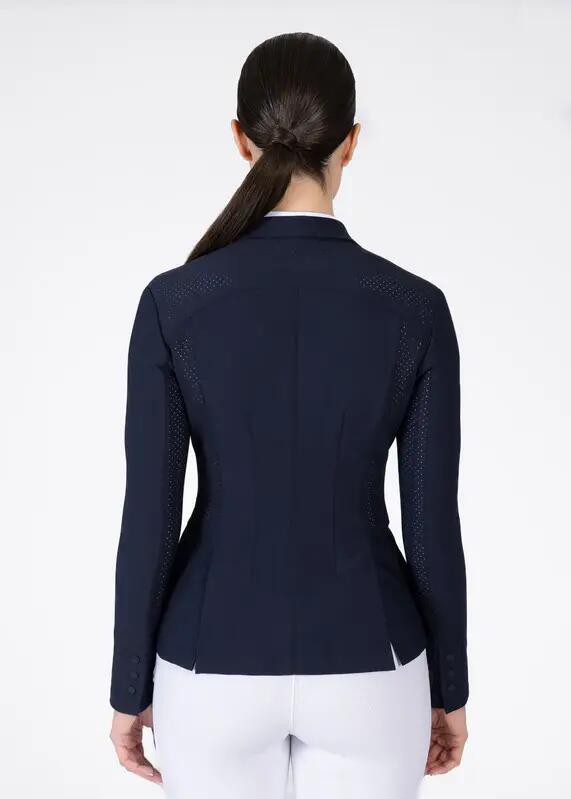 Chaqueta de Concurso Mujer Equitación Maximilian Aura Atlántico 3/9