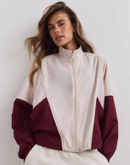Femme Veste de Survêtement Coupe-vent Balance Merlot