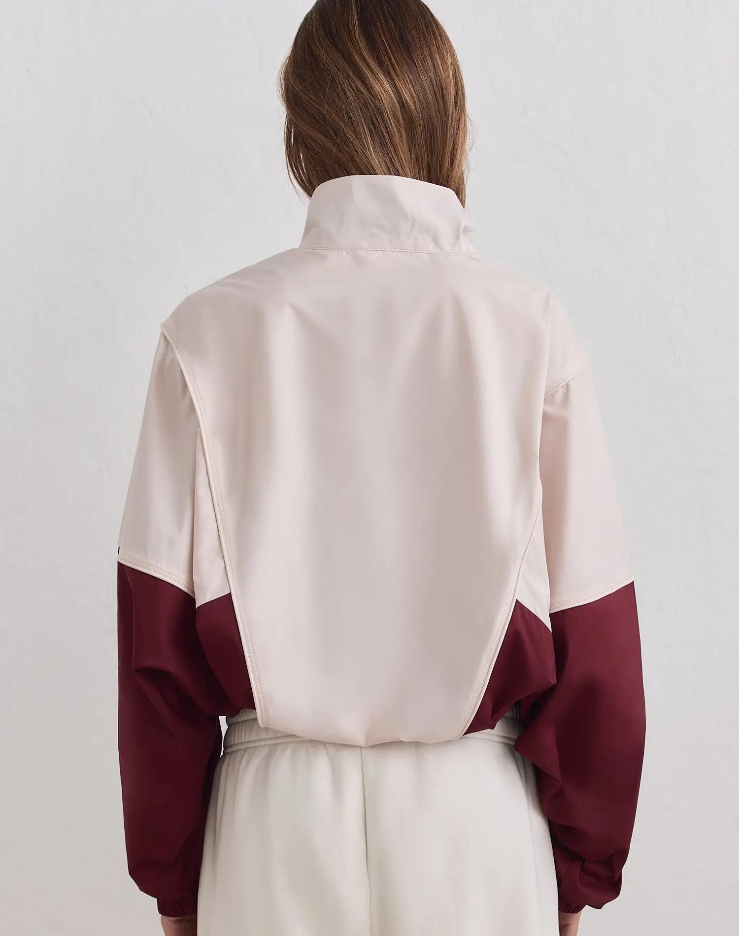 Mujer Chaqueta de Chándal Cortaviento Balance Burdeos 2/7