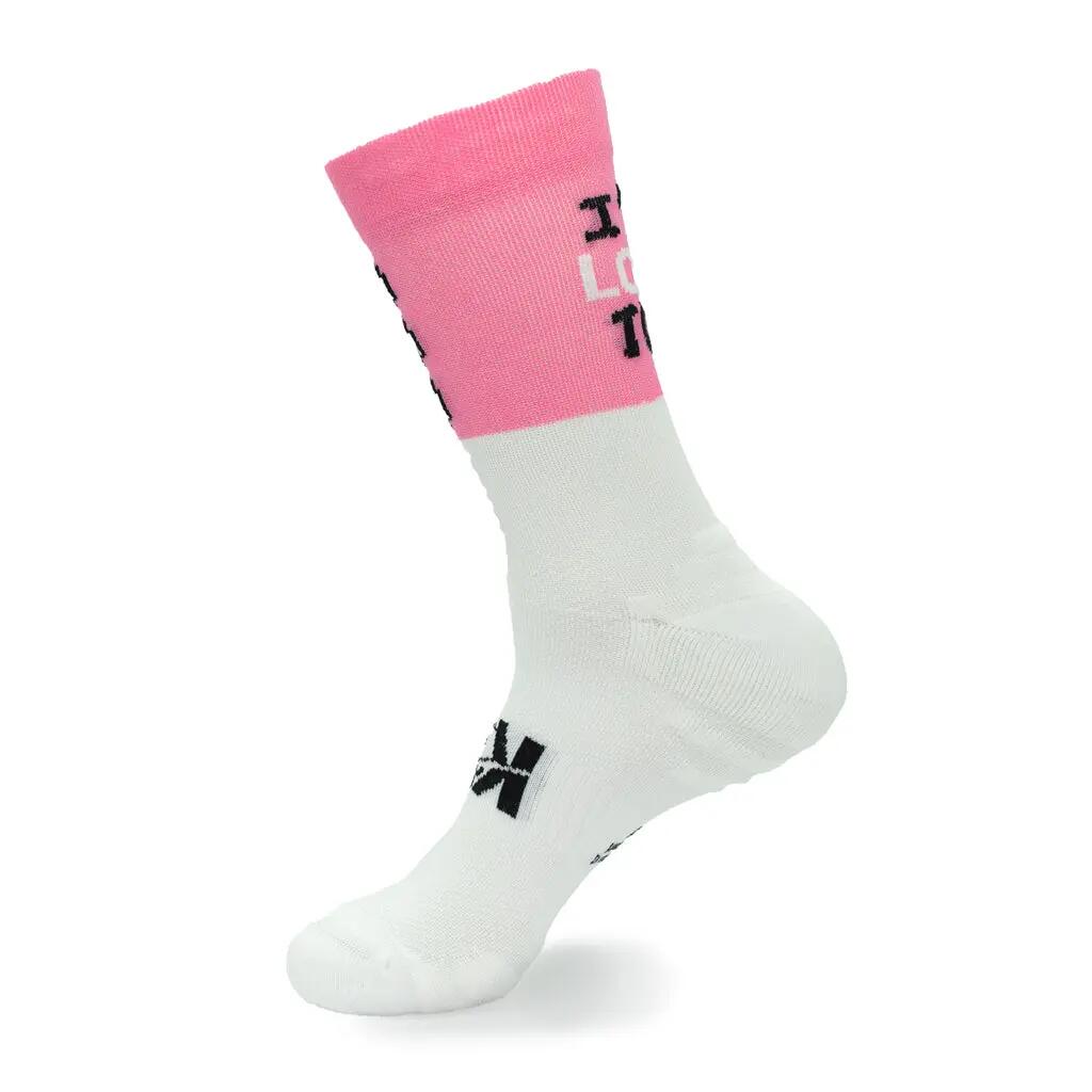 CALCETINES "DON'T FOLLOW ME" de Running - Rosa 5/5