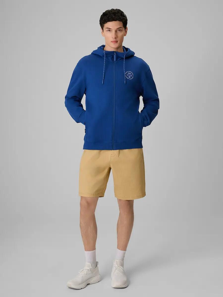 Bluza dresowa regular z kapturem męska 4F 4FRSS26TSWSM2978 7/7