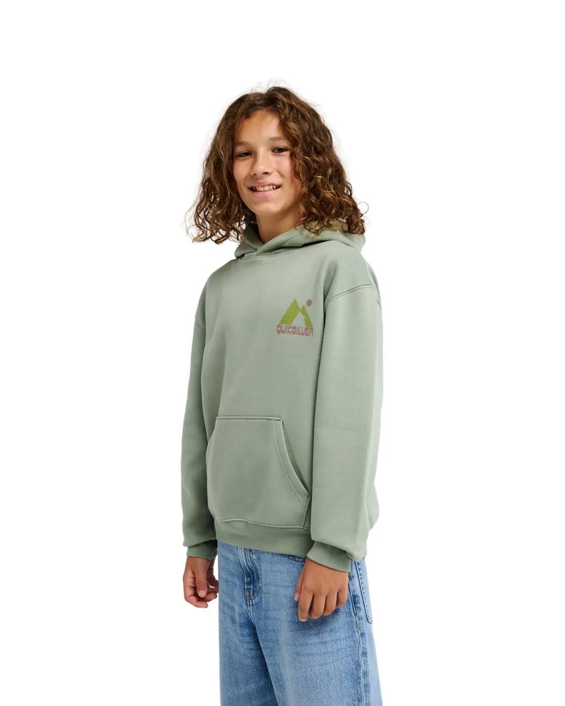 Oversized Hoodie GRAPHIC Grün Jongens 8-16 3/4