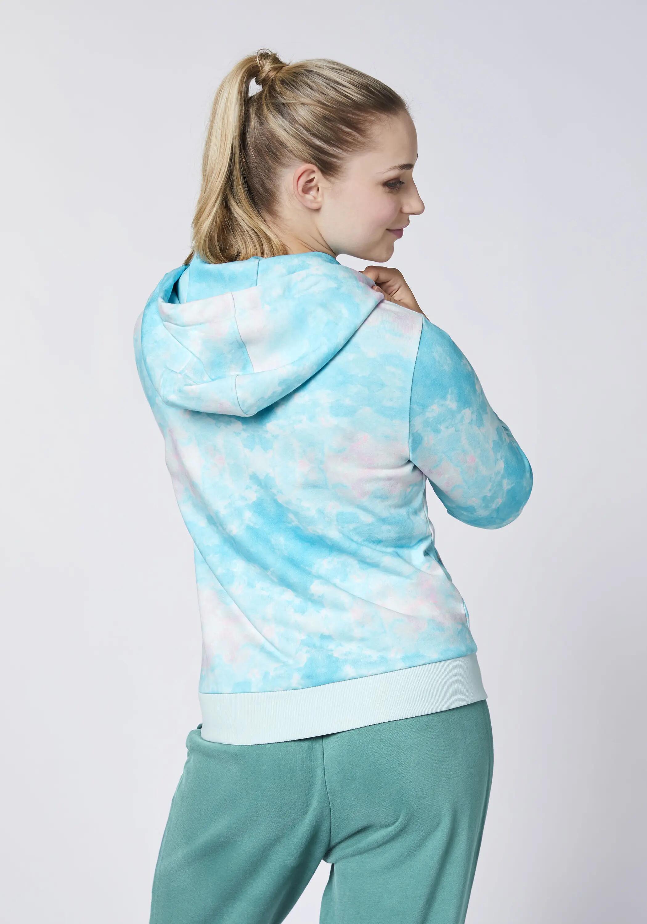 Kapuzensweatshirt mit Allover Print 4/7