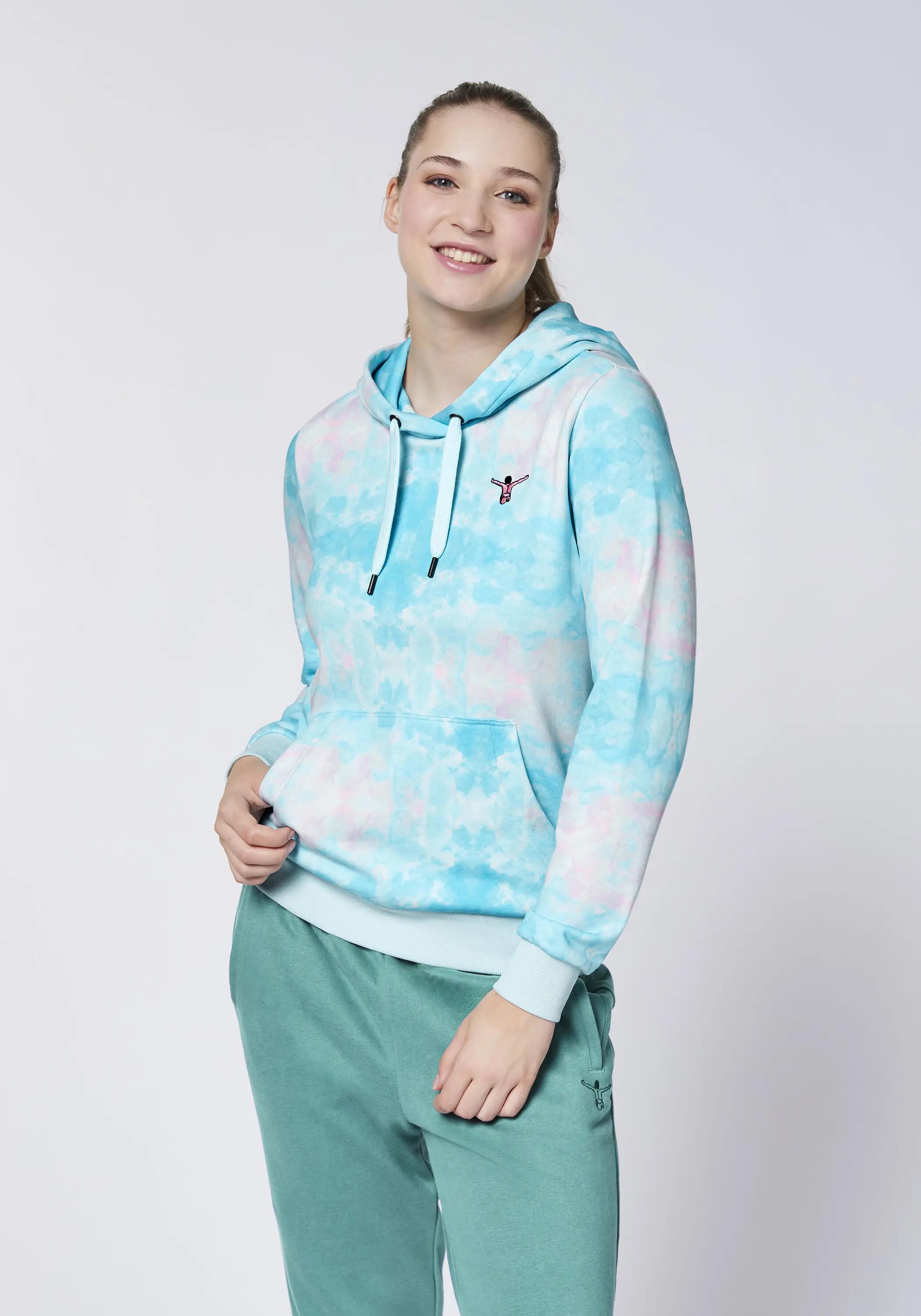 Kapuzensweatshirt mit Allover Print 3/7