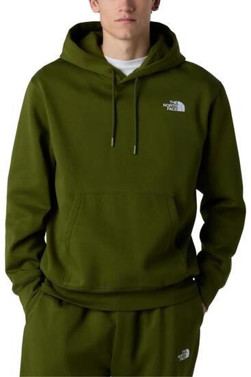 Hoodie - sportkleding - Heren - losvallend - olijfgroen