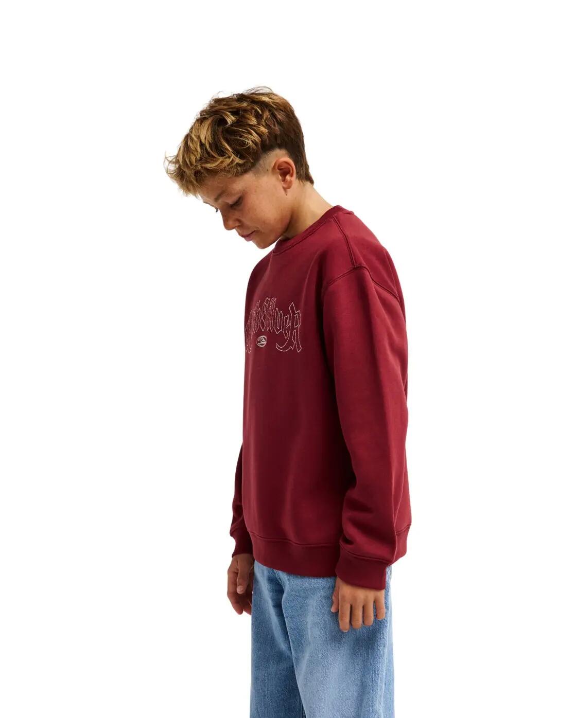 Sudadera oversize con capucha GRAPHIC Rojo Niño 3/4