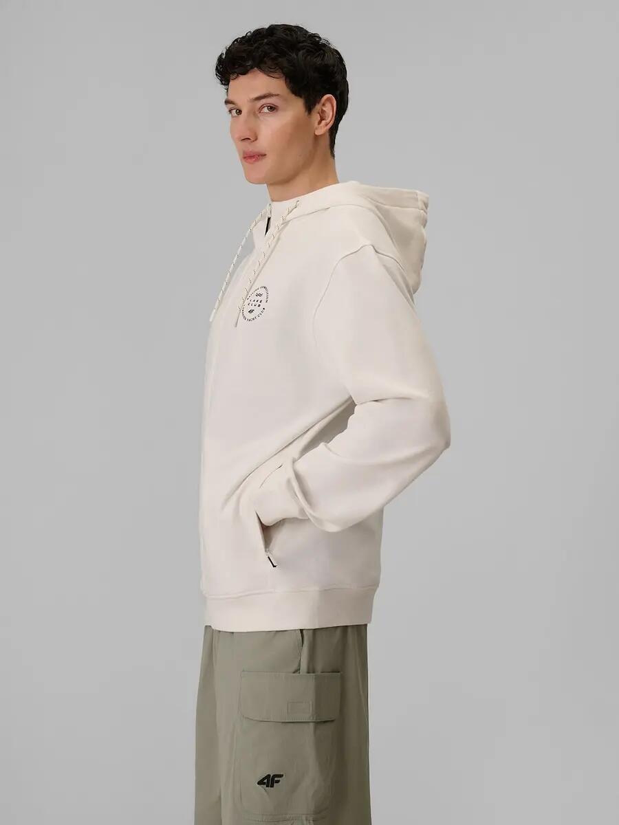 Bluza dresowa regular z kapturem męska 4F 4FRSS26TSWSM2978 4/7