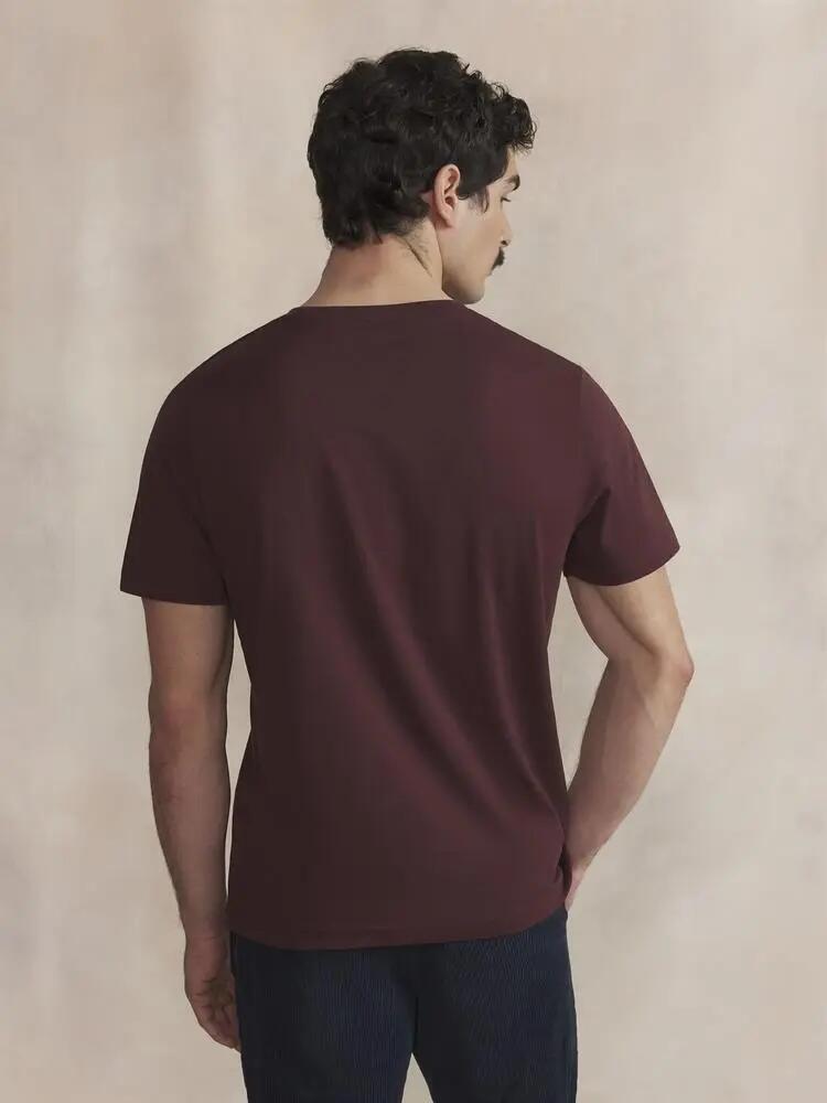 T-shirt Homme - Manches courtes col rond - ANDRYTEE Rose 4/5