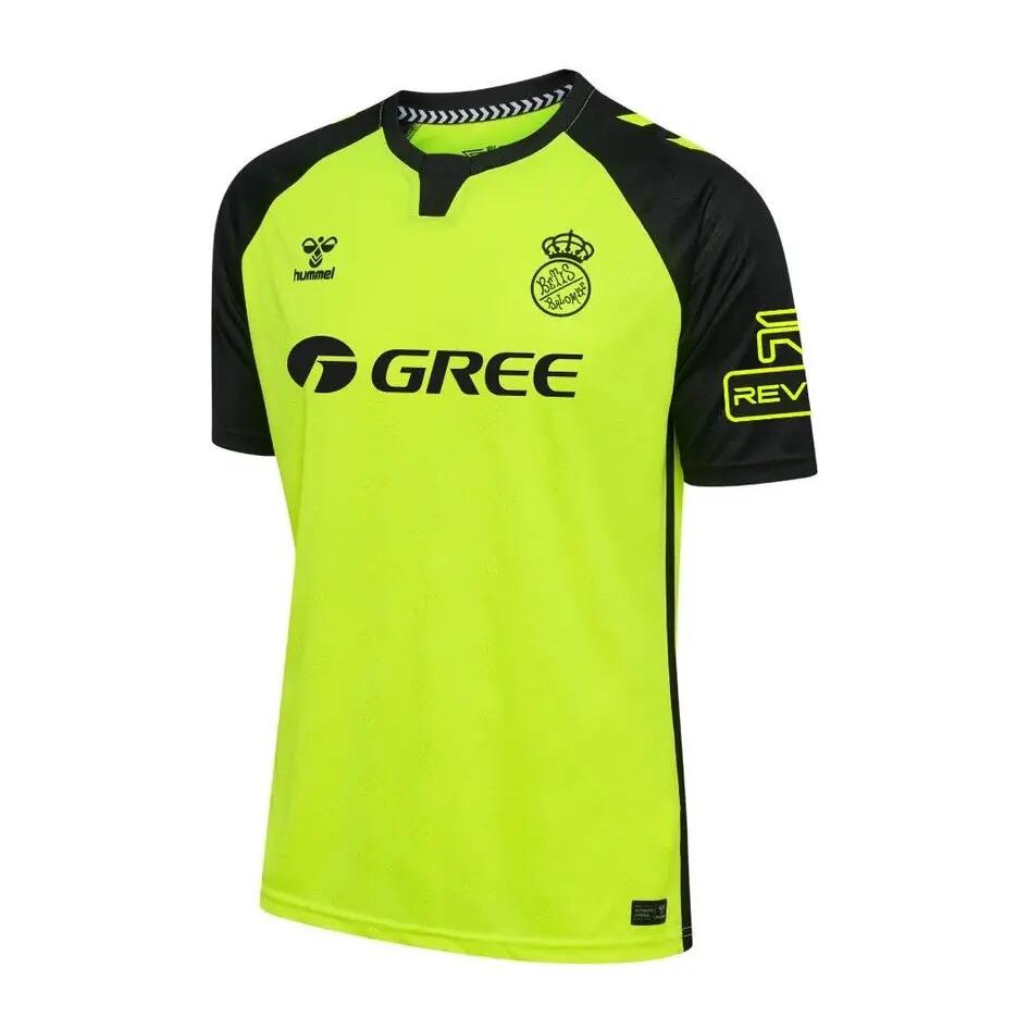 Camiseta de la segunda equipación del Real Betis Balompié 3/4