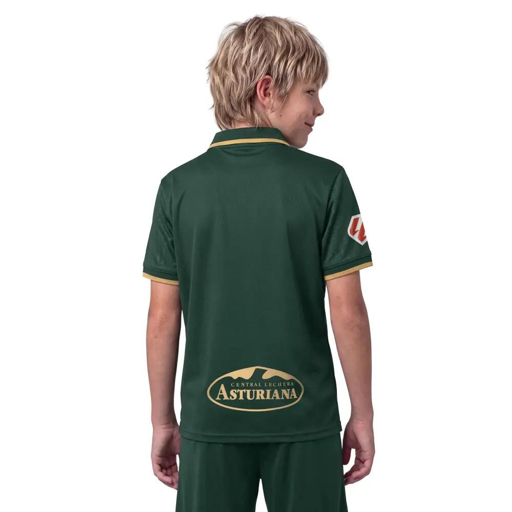 Camiseta jugador 2ª equipación oficial del Real Sporting de Gijón Niño Niño 2/7