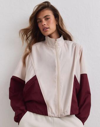 Femme Veste de Survêtement Coupe-vent Balance Noir