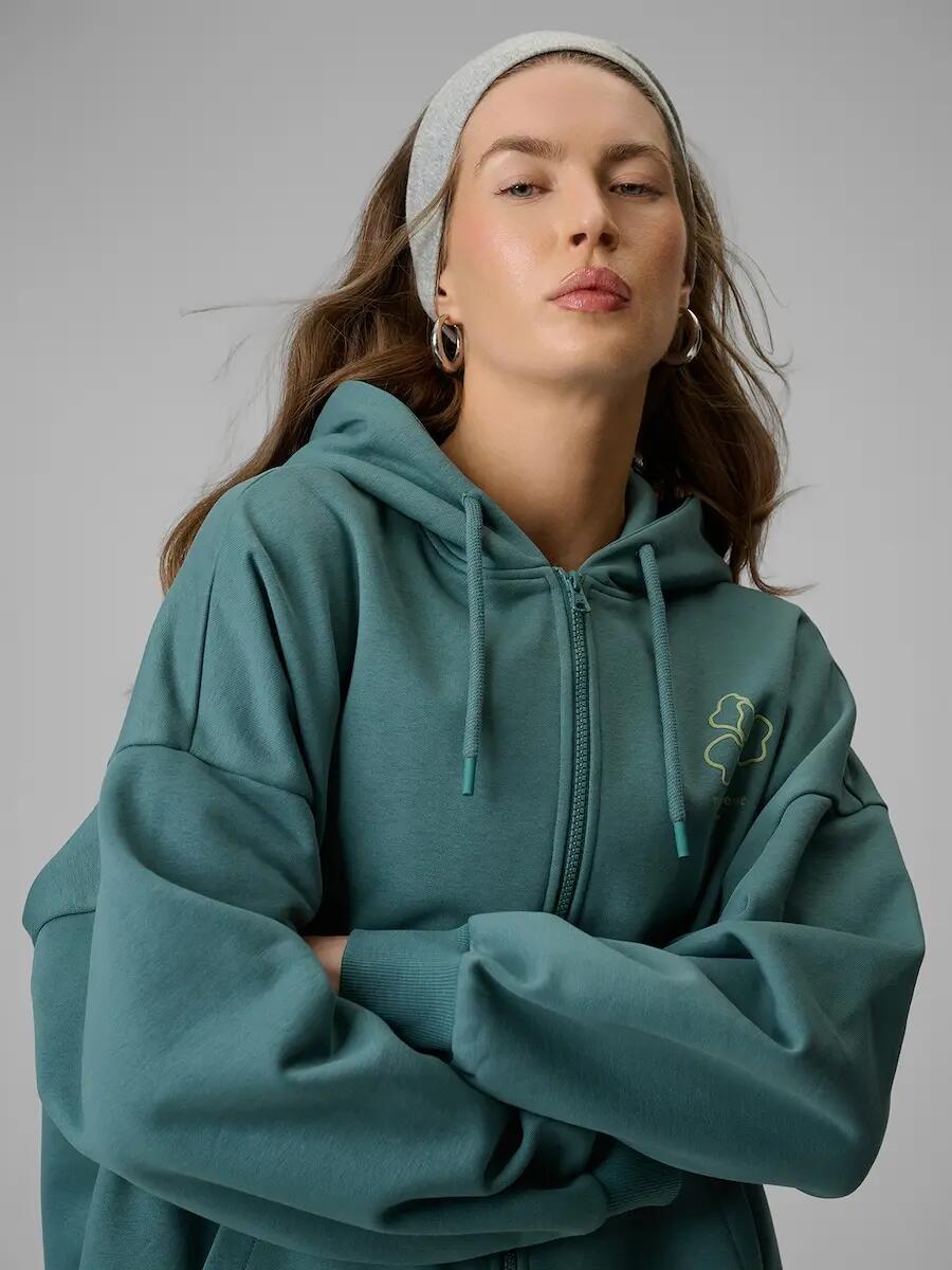 Bluza dresowa loose z kapturem damska 4F 4FRSS26TSWSF2838 5/7