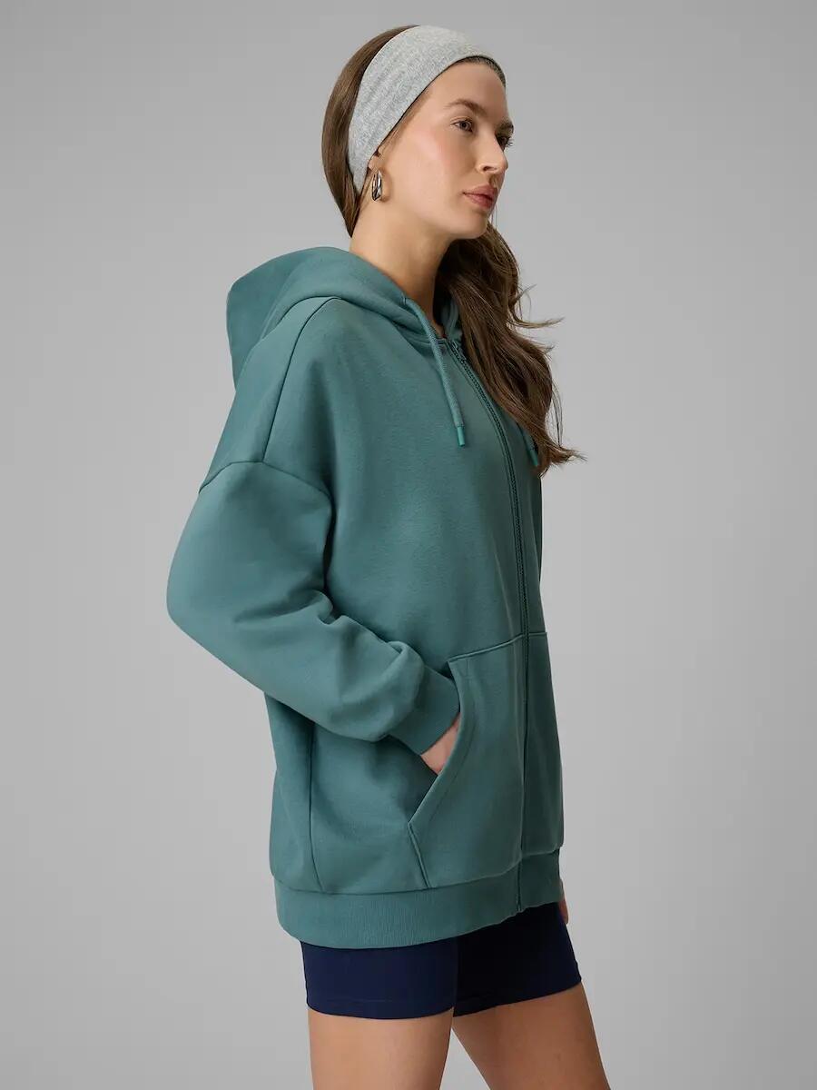 Bluza dresowa loose z kapturem damska 4F 4FRSS26TSWSF2838 4/7