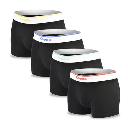 KAPPA Boxershorts Heren Set van 4 - Katoen, Geschenkdoos