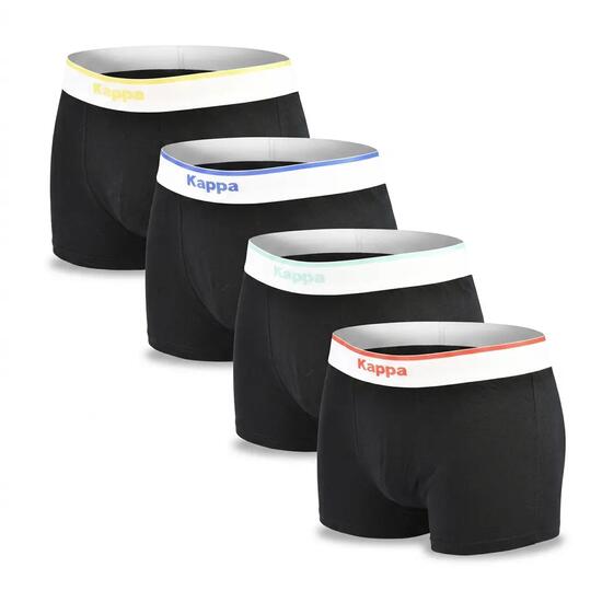 KAPPA Boxershorts Heren Set van 4 - Katoen, Geschenkdoos