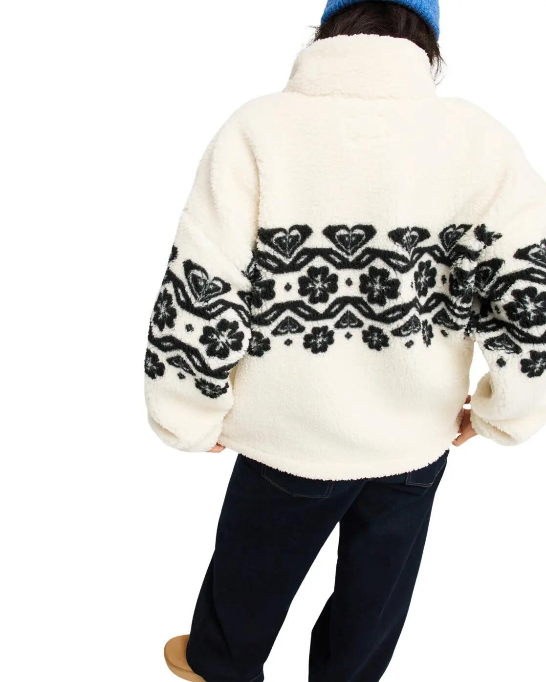 Polaire à demi-zip TREASURE SOUL Blanc Femme 2/4