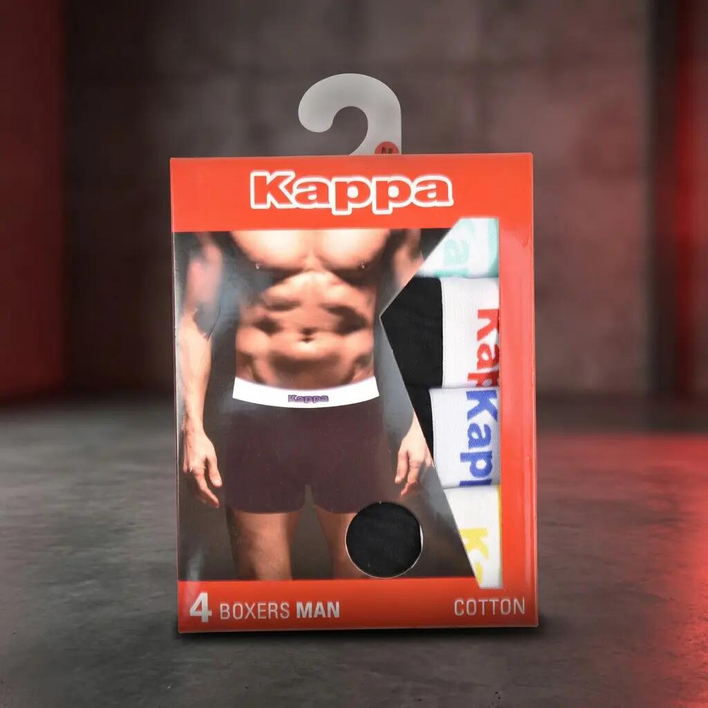 Confezione da 4 Boxer Uomo KAPPA - Cotone, Cofanetto Regalo 4/7