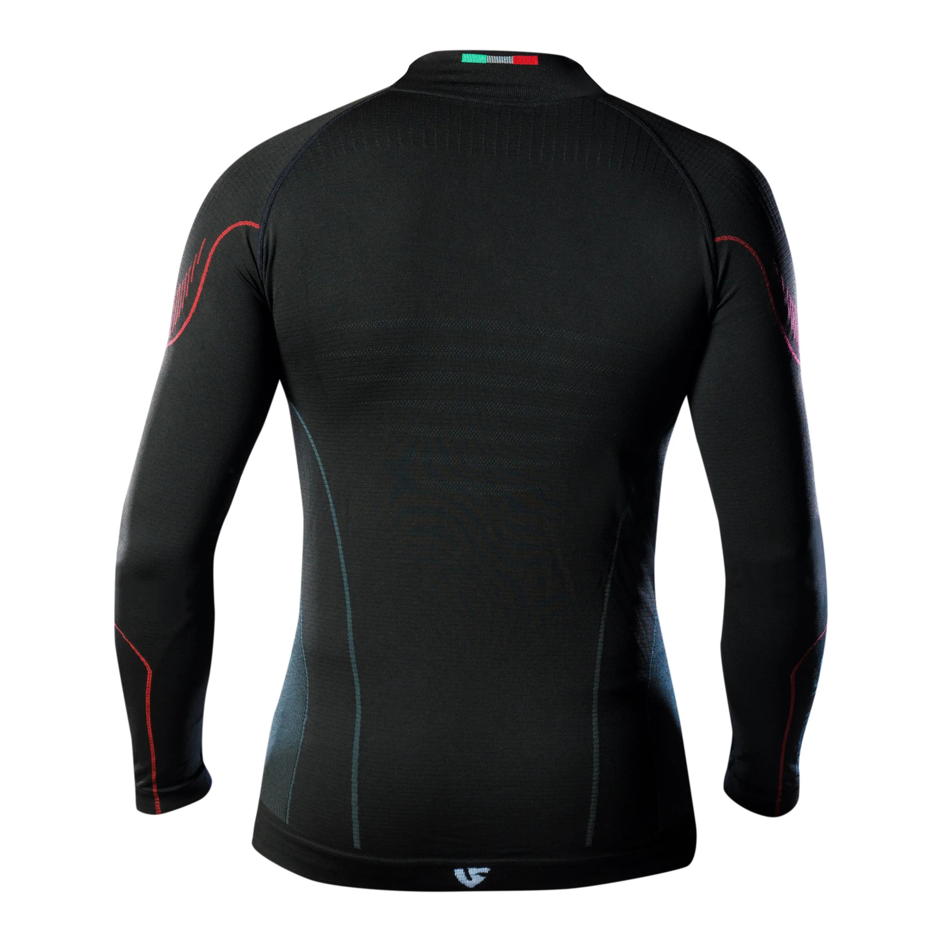 Maglia Tecnica Hero Zip Warm a Maniche Lunghe da Uomo - Nera 3/11